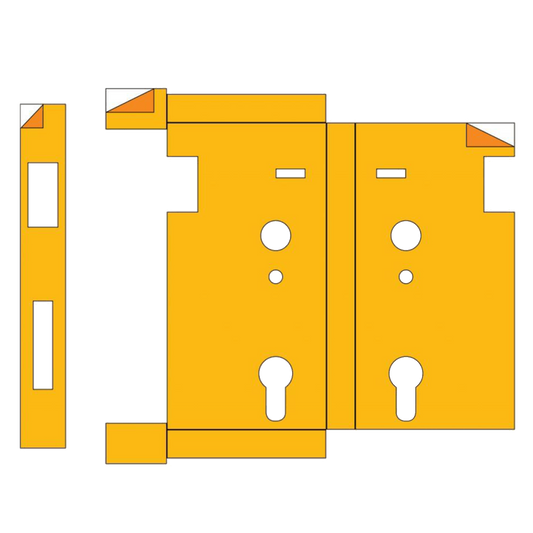 BORG LOCKS S509AB Intumescent Kit To Suit BL5000/BL7000 Series With Sashlock S509AB