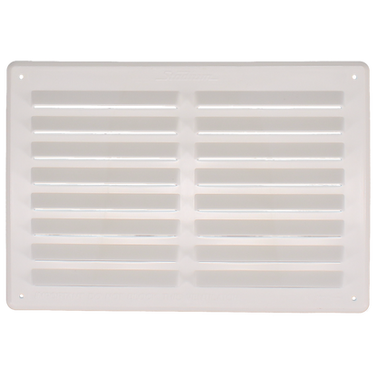 STADIUM Plastic Louvre Ventilator 165mm H x 241mm W - White