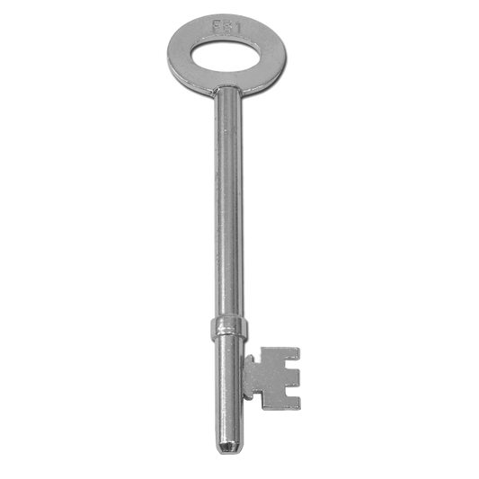 WALSALL LOCKS Pre-Cut FB1 Key To Suit Fire Brigade Mortice Locks FB1 Mortice Key