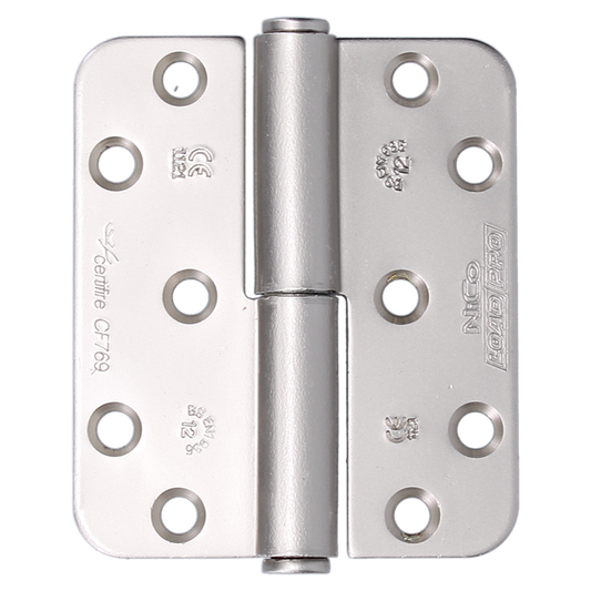 NICO Hinge 4717 Load Pro Lift Off Fire Rated Single Hinge Handed Left Hand - Satin Nickel