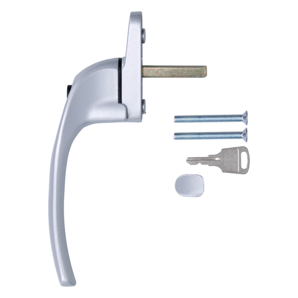 HOPPE Cranked Espag Handle AR722-7/040 RH - Silver