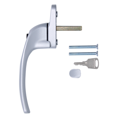 HOPPE Cranked Espag Handle AR722-7/040 RH - Silver