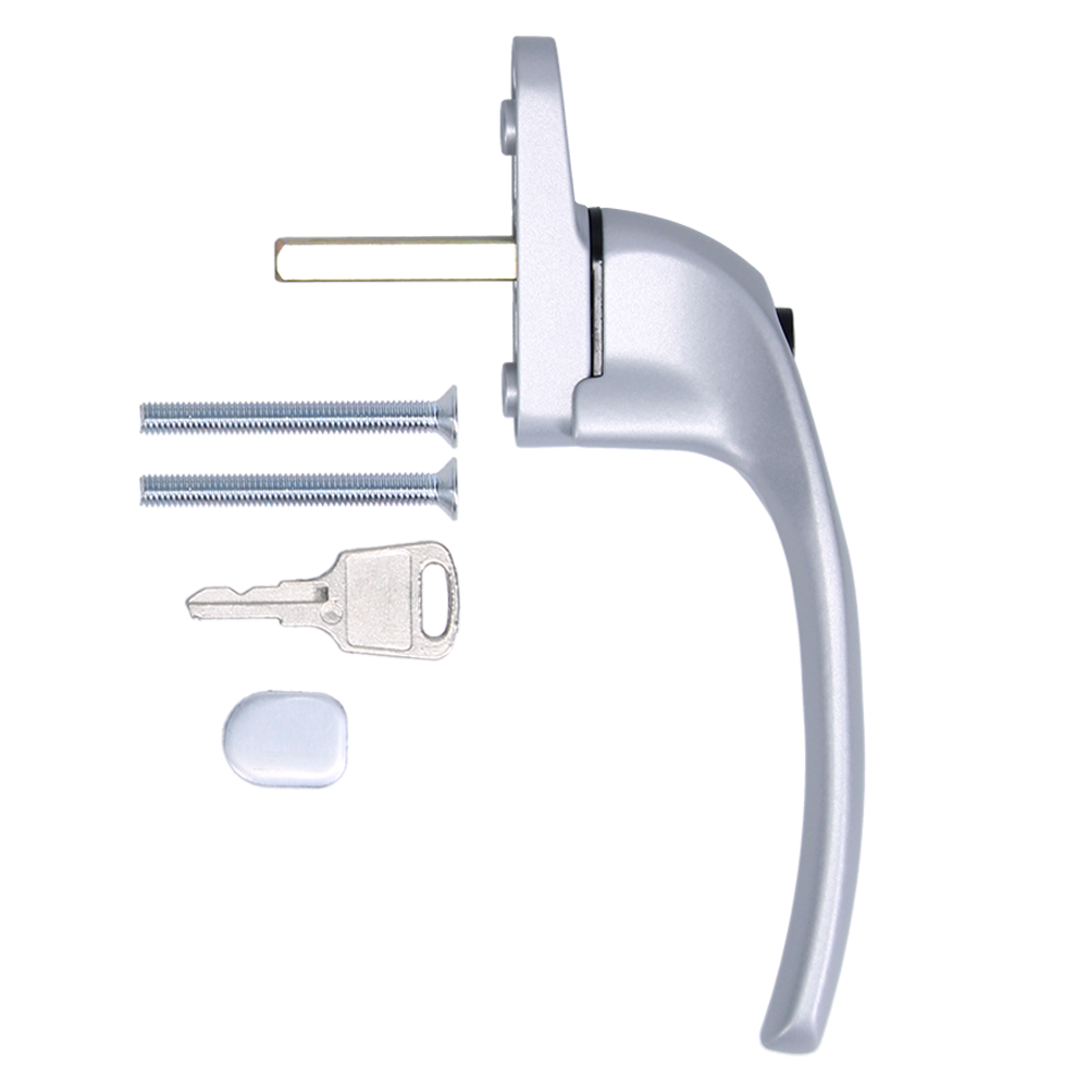 HOPPE Cranked Espag Handle AR722-7/040 LH - Silver