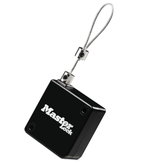 MASTER LOCK Select Access Black Tether With Retractable Cable 91cm Retractable Cable - Black
