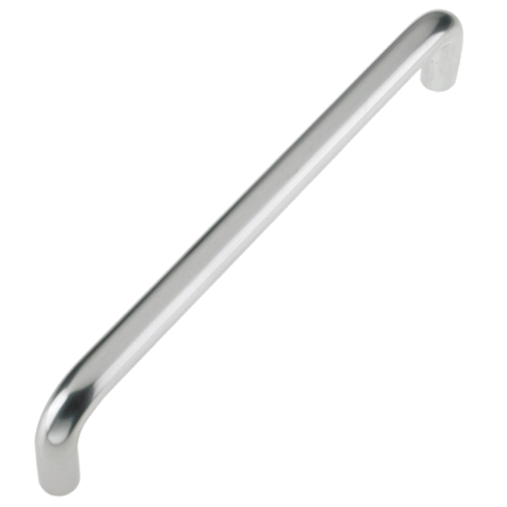 ZOO Pull Handle D Shape 19mm SAA 300mm Fixing Centres - Satin Anodised Aluminium