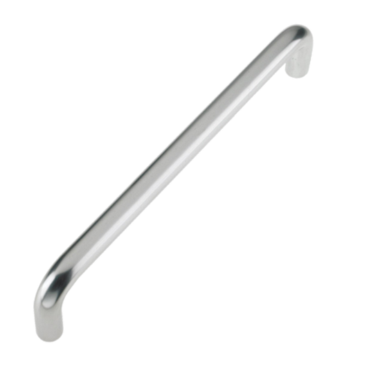 ZOO Pull Handle D Shape 19mm SAA 225mm Fixing Centres - Satin Anodised Aluminium