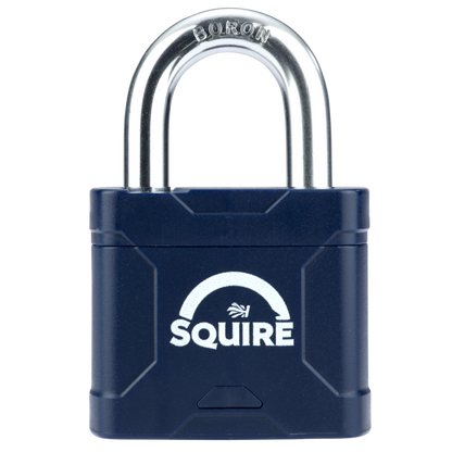 SQUIRE Stronglock Plus Laminated Padlock In Protective Casing Open Shackle 45mm Body Keyed Alike 1234 - Hardened Boron Steel