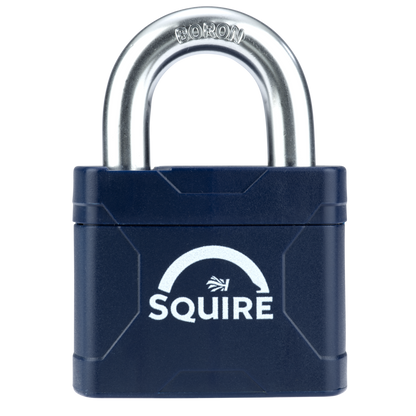 SQUIRE Stronglock Plus Laminated Padlock In Protective Casing Open Shackle 55mm Body Keyed Alike 1234 - Hardened Boron Steel