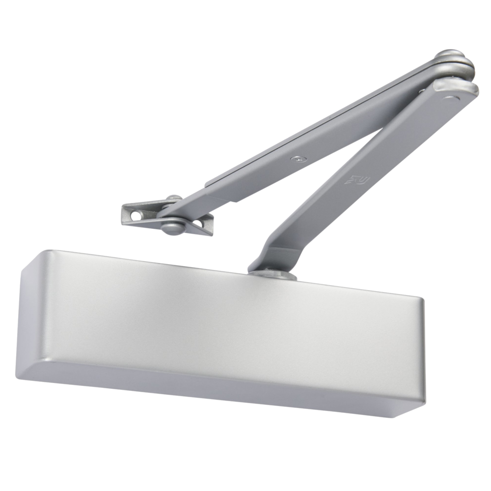 RUTLAND Fire Rated TS.4204 Contract Door Closer Size EN 2-4 With Backcheck Silver