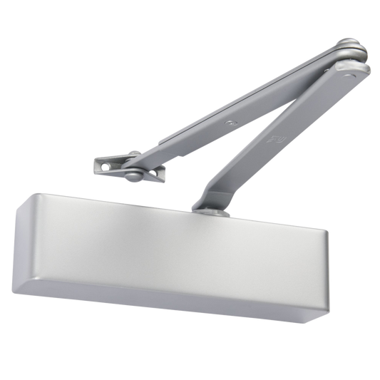 RUTLAND Fire Rated TS.4204 Contract Door Closer Size EN 2-4 With Backcheck Silver