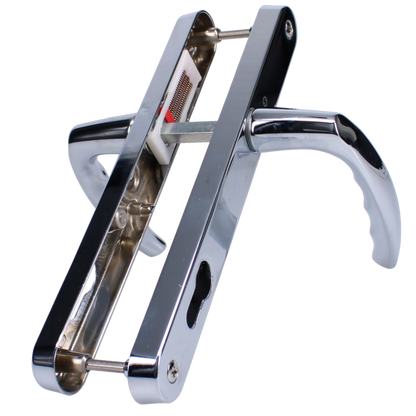 HOPPE Atlanta 92PZ Euro Profile Lever/Lever Handle On 30mm Narrow Backplate M1530M/3841N Polished Chrome
