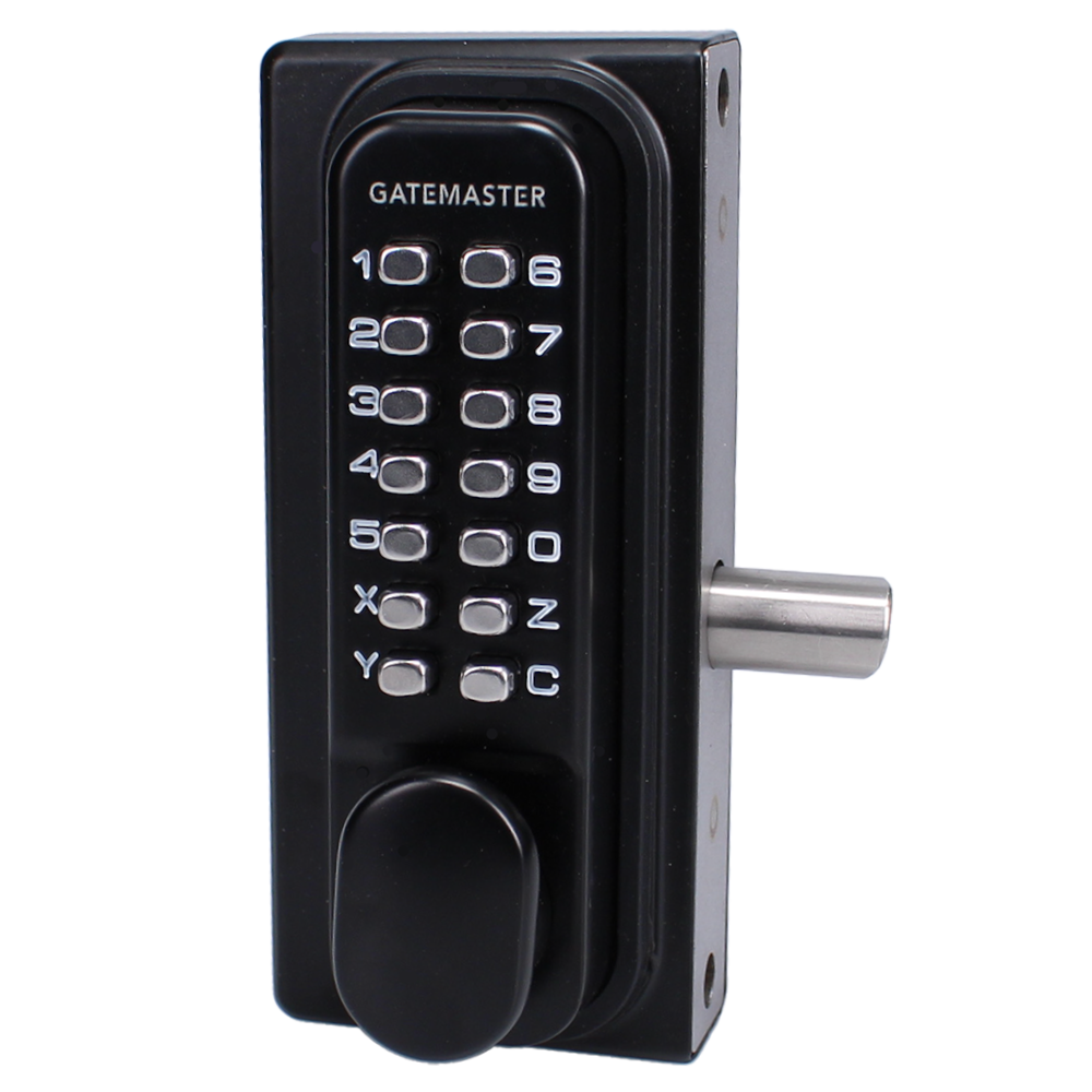GATEMASTER Superlock 2.0 Digital Double Sided Gate Lock BDG Left Hand 10mm-30mm - Black