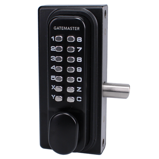 GATEMASTER Superlock 2.0 Digital Double Sided Gate Lock BDG Left Hand 10mm-30mm - Black