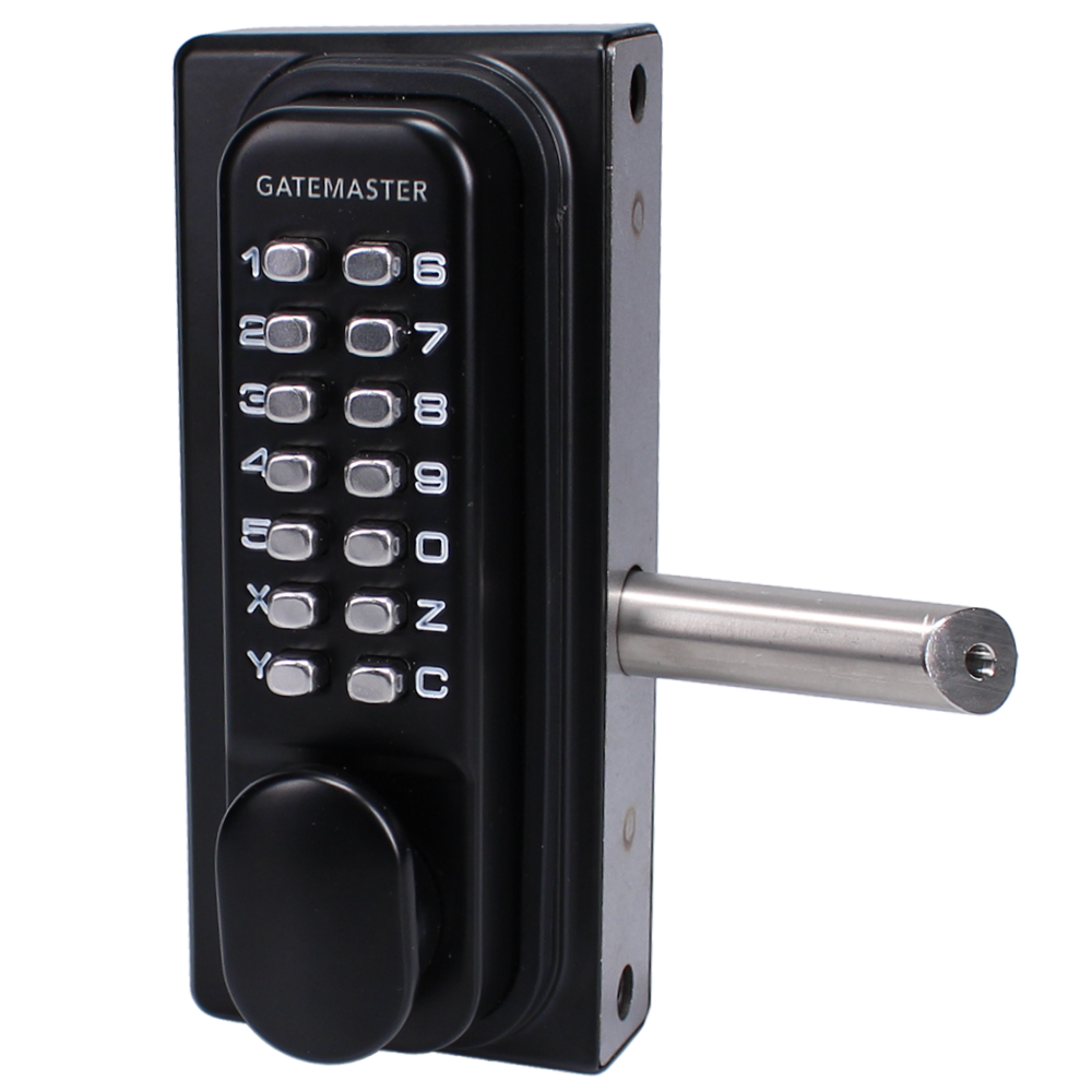 GATEMASTER Superlock 2.0 Digital Double Sided Gate Lock BDG Left Hand 40mm-60mm - Black