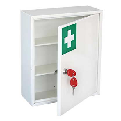 SECURIKEY Medical Cabinet With Camlock Small KFAK01 - White