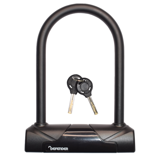 DEFENDER By Squire Cycle D-Lock 11mm x 145mm DF D11/145 - Black