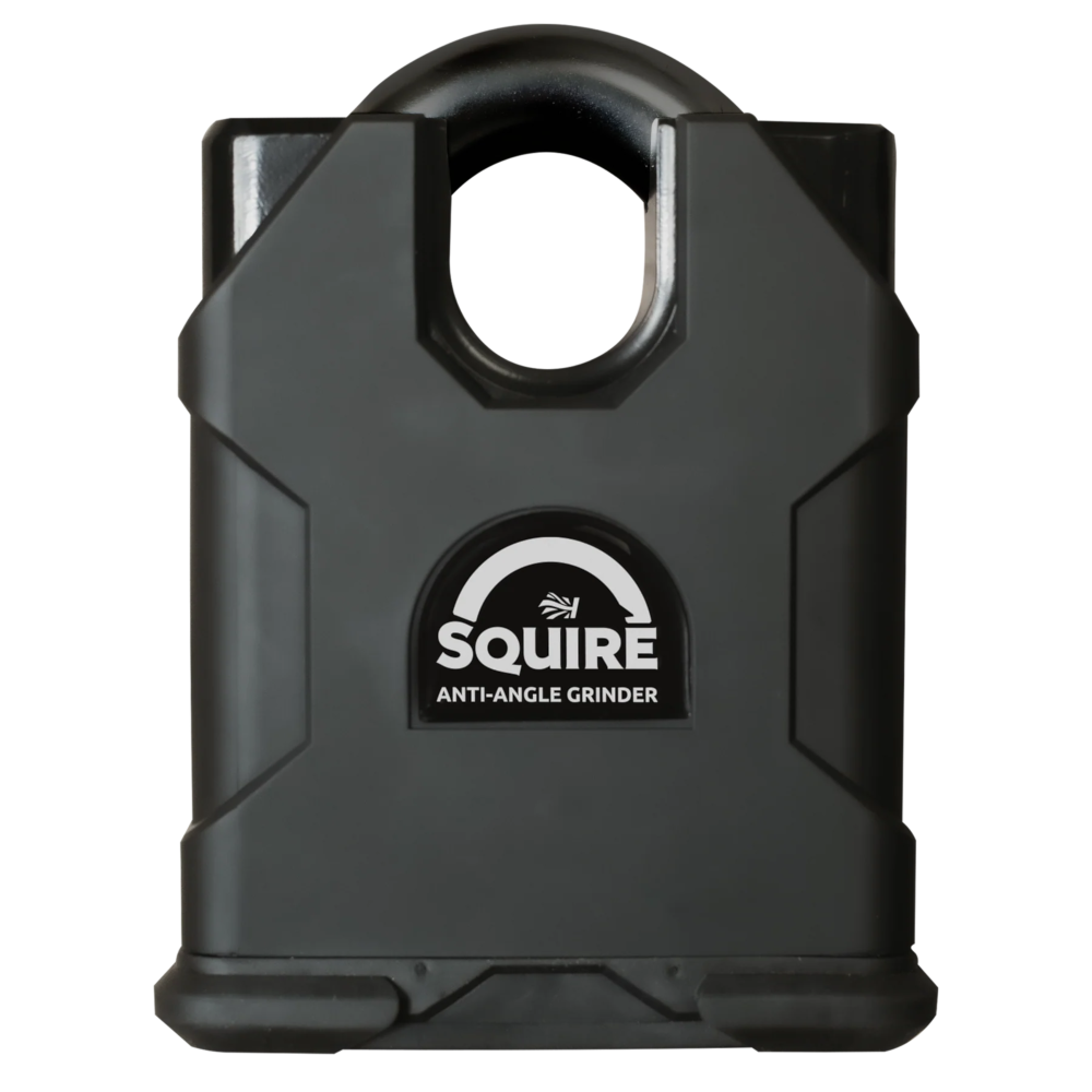 SQUIRE SS100CS LEV 5 Stronghold Closed Shackle Dual Cylinder Padlock LPCB SR5 & CEN 6 Black