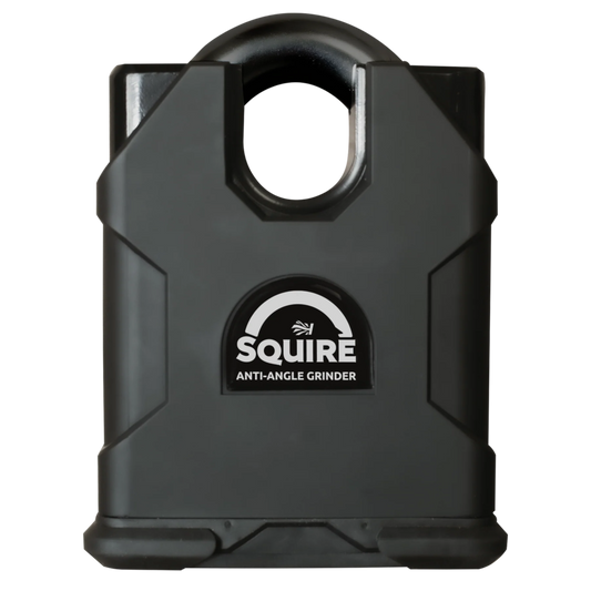SQUIRE SS100CS LEV 5 Stronghold Closed Shackle Dual Cylinder Padlock LPCB SR5 & CEN 6 Black