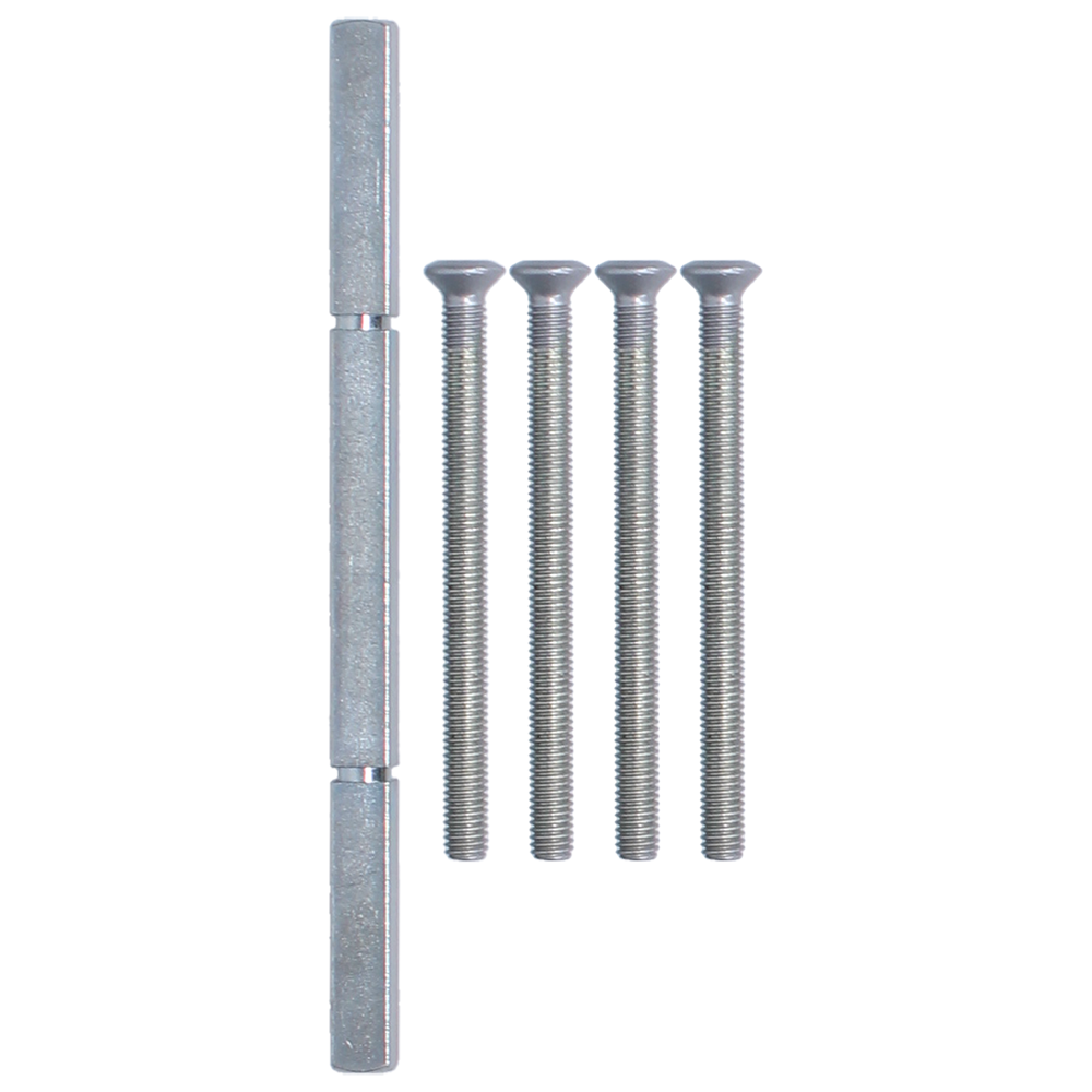 NORDAN NTech Villa Balcony Door Fixing Pack 140mm Spindle & Screws Silver Screws Included 0401362