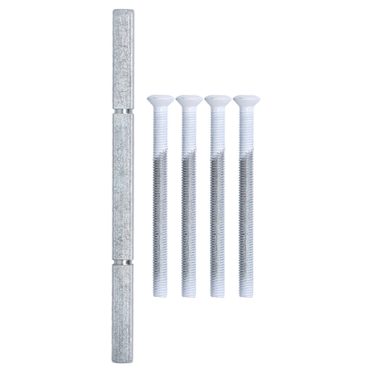 NORDAN NTech Villa Balcony Door Fixing Pack 140mm Spindle & Screws White Screws Included 0403722