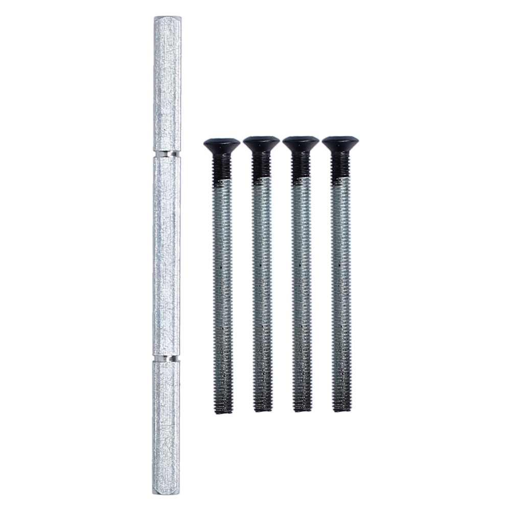 NORDAN NTech Villa Balcony Door Fixing Pack 140mm Spindle & Screws Black Screws Included 0403387