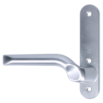 NORDAN NTech Villa Balcony Door Handle 3 Fix Internal Handed Without Cutout LH 0403165 - Silver