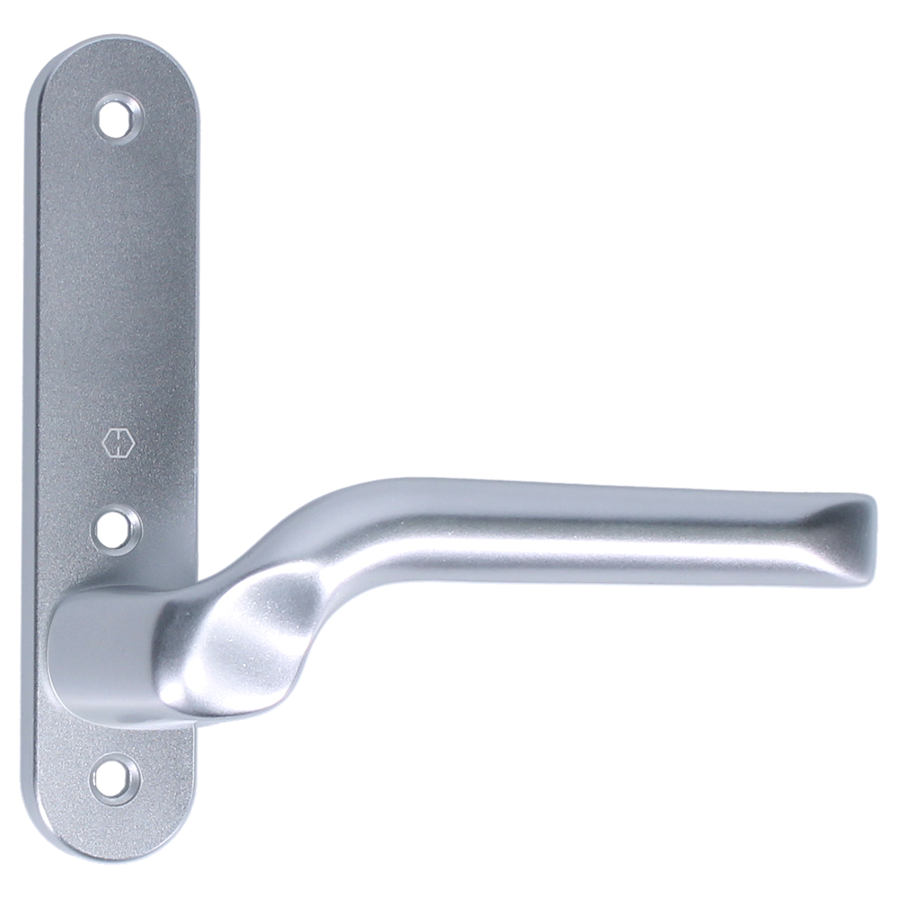 NORDAN NTech Villa Balcony Door Handle 3 Fix Internal Handed Without Cutout RH 0403163 - Silver