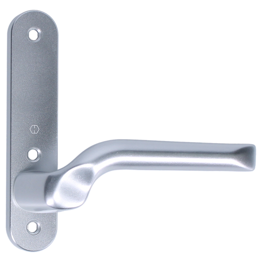NORDAN NTech Villa Balcony Door Handle 3 Fix Internal Handed Without Cutout RH 0403163 - Silver