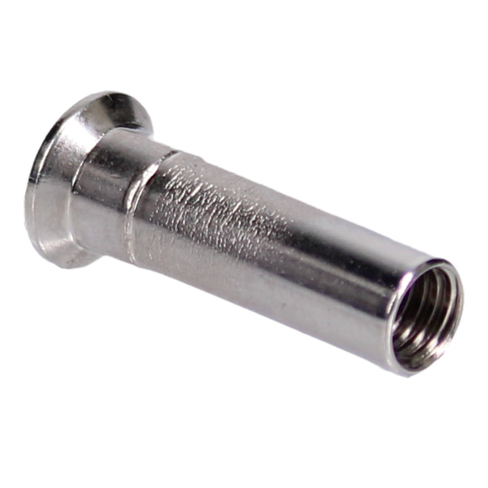 NORDAN Fixing Sleeve Nut To Suit 3 Fix Furniture Handles 070563 - Silver