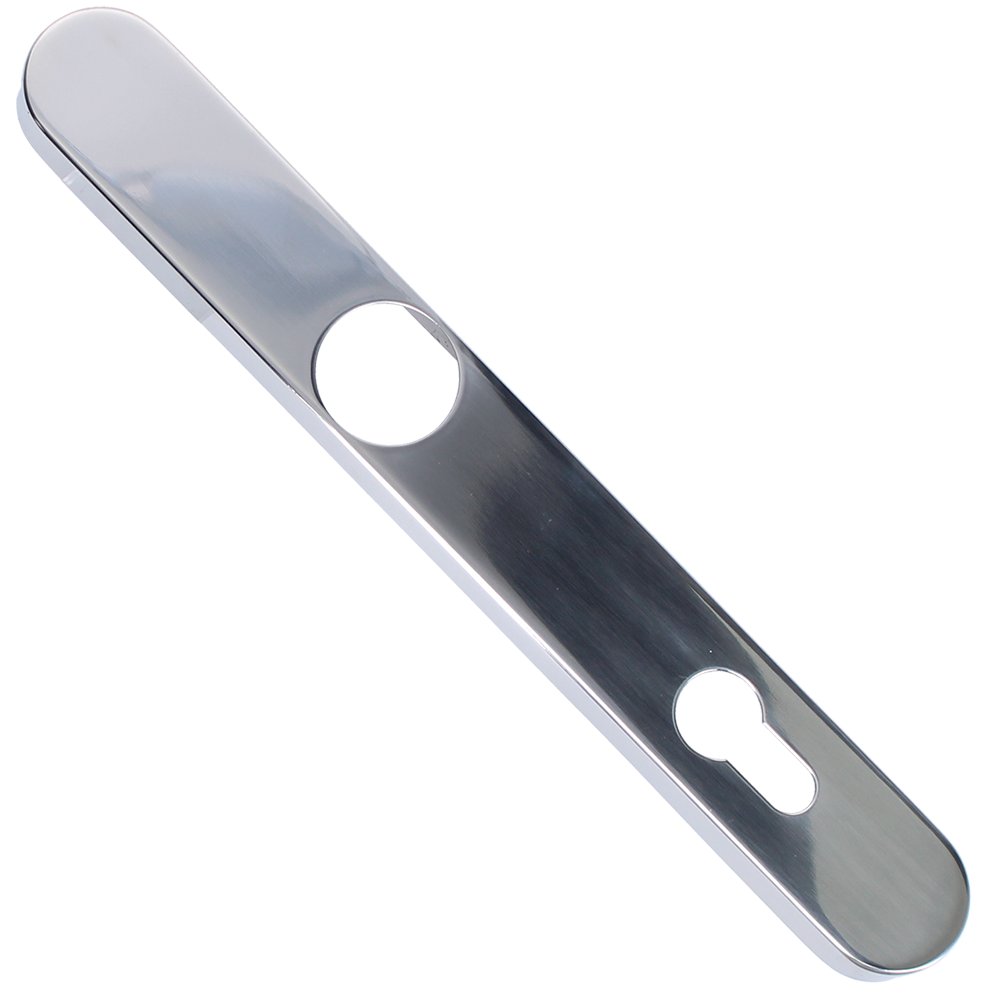WINLOCK Universal Repair Handle Cover 92mm PZ Bottom Cover - Polished Chrome