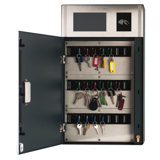 INTRATONE Key Cabinet Main Module 24 Key Capacity With 7 Inch Touchscreen & 12 Years Unlimited Data Main Module Cabinet 16-0101