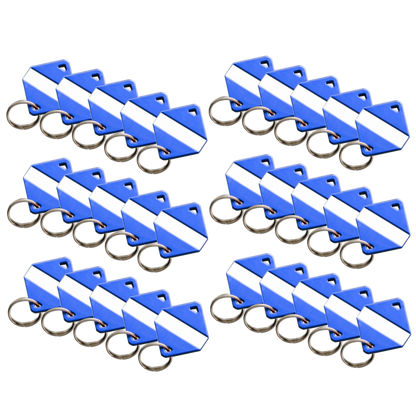 INTRATONE Mifare Electronic Key Ring Tags (Box of 30) 08-0113 - Blue