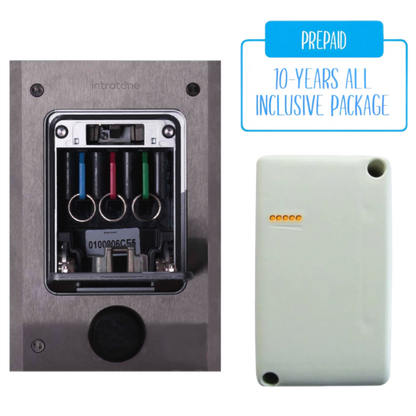 INTRATONE Intrabox Data Key Safe (02-0116), Proximity Reader (04-0104) & GPRS Transmission Module With Unlimited Data For 10 Years 06-0106 - Stainless Steel