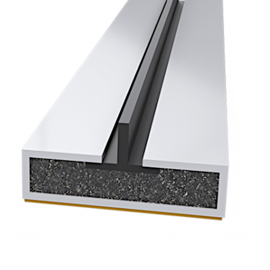 FIRESTOP Intumescent Strip 2.1m x 4mm Fire & Smoke Single Fin Seal 10mm 1/2 Hour FS1603 - White