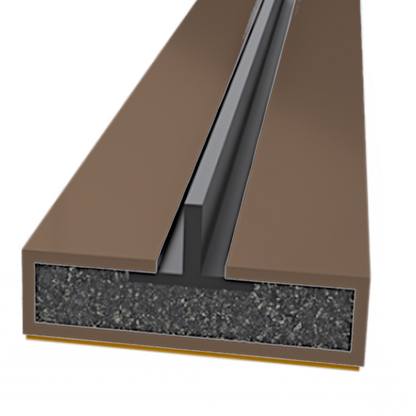 FIRESTOP Intumescent Strip 2.1m x 4mm Fire & Smoke Single Fin Seal 20mm 1 Hour FS1616 - Brown