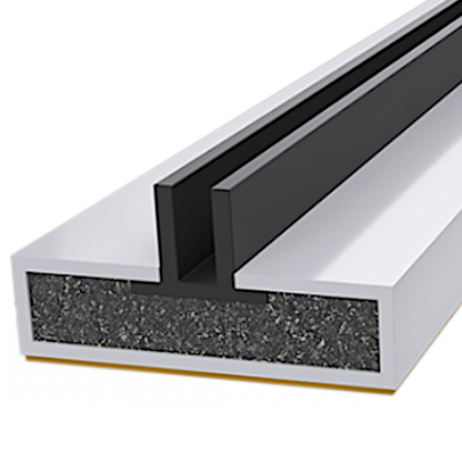 FIRESTOP Intumescent Strip 2.1m x 4mm Fire & Smoke Double Fin Seal 20mm 1 Hour FS1633 - White