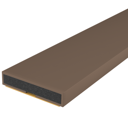 FIRESTOP Intumescent Strip 2.1m x 4mm Fire Only Seal 20mm 1 Hour FS130 - Brown