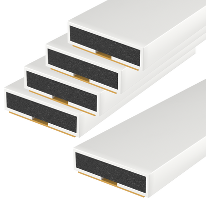 FIRESTOP Intumescent Strip 1.05m x 4mm Fire Only Seal (Pack Of 5) 15mm 1 Hour FS157 - White