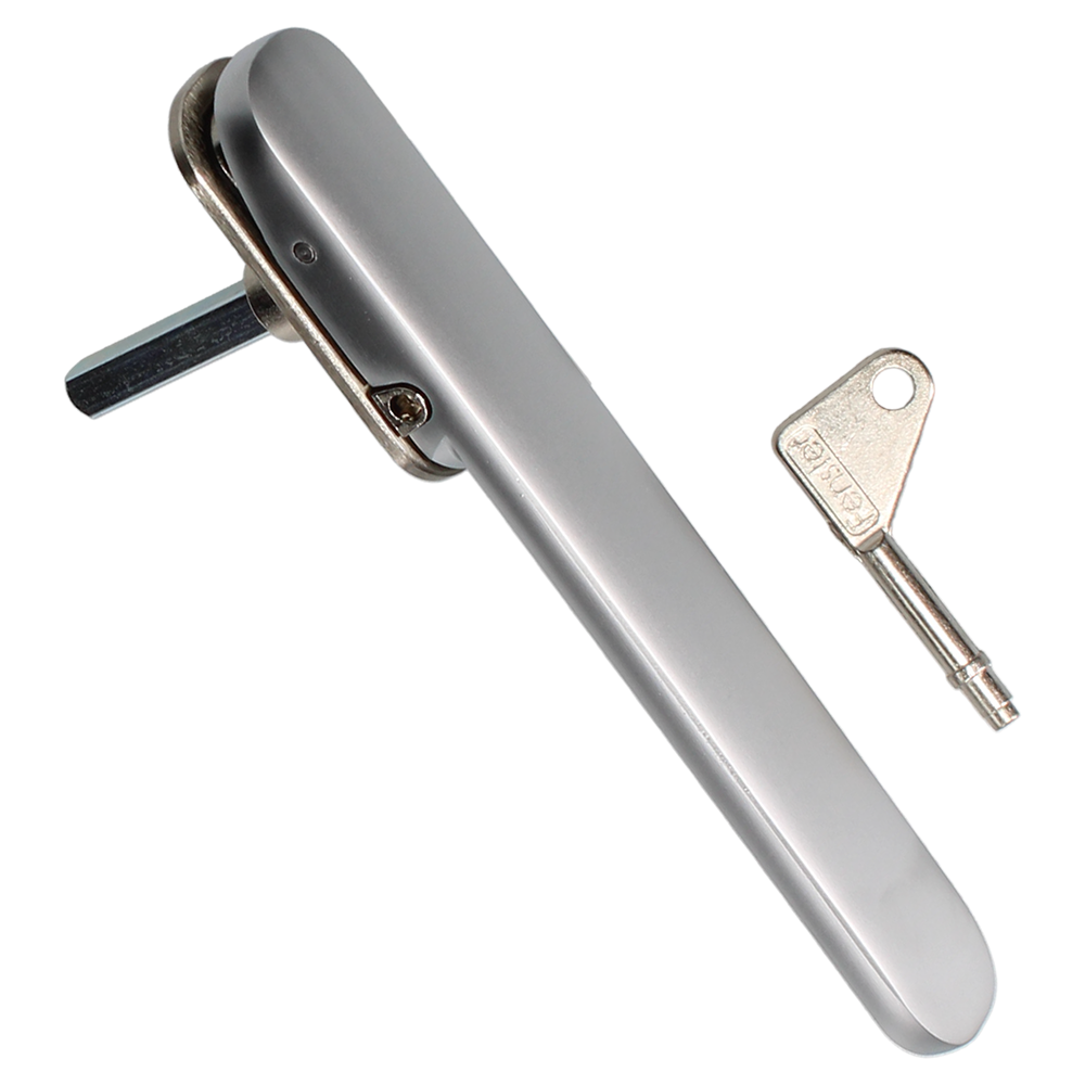 TITON Genesis Bi-Fold Door Locking Handle Satin Silver - Satin Chrome