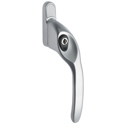 TITON Overture E II Locking Espag Window Handle Offset Handed RH - Satin Chrome