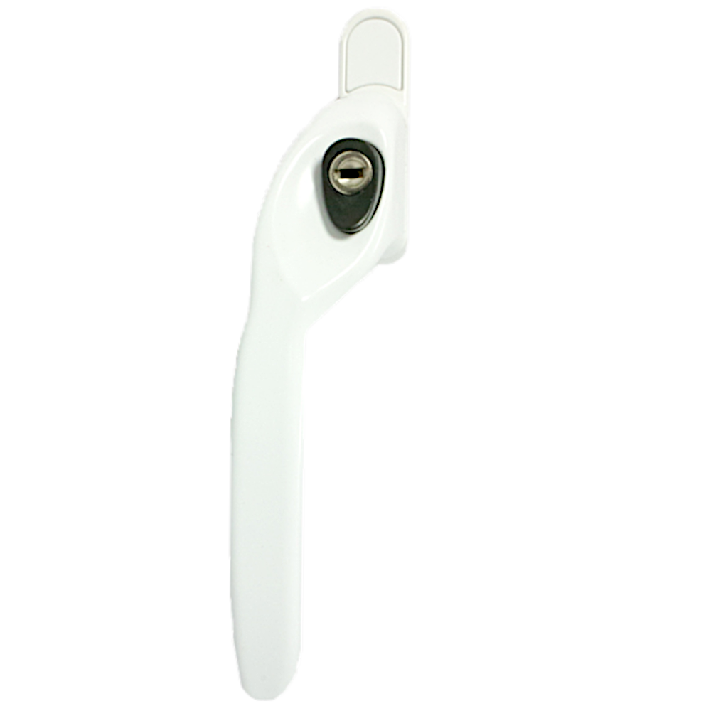 TITON Overture E II Locking Espag Window Handle Offset Handed LH - White