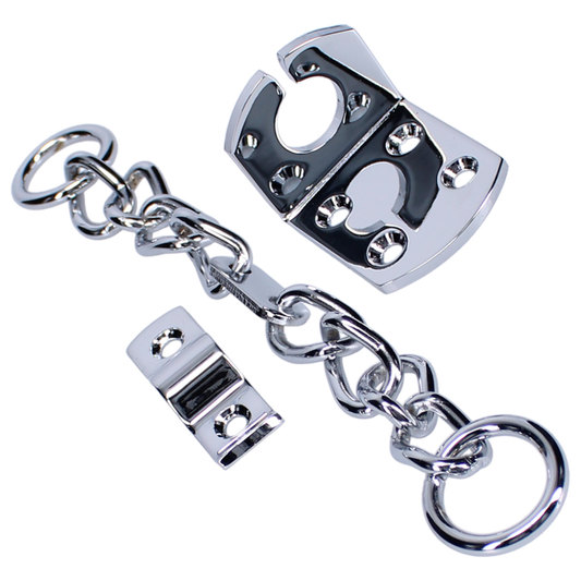 RUTLAND Security Door Chain Fire & Smoke Tested & TS 003 P - Polished Nickel