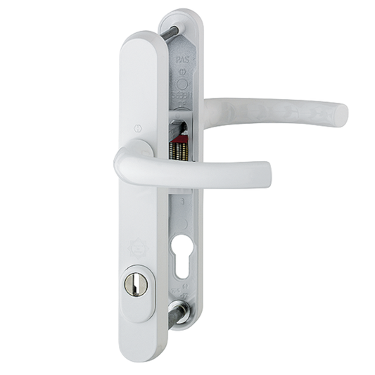 HOPPE Tokyo TS007 (2 Star) Door Furniture PAS24 92mm Centres 215mm Screw Centres Suits 70mm Thick Door - White
