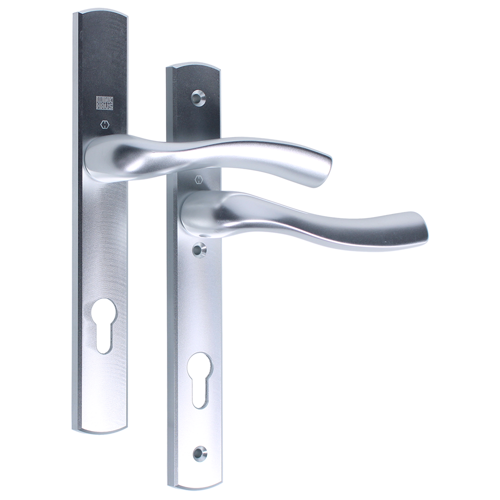 WINKHAUS Palladio Quick Fit 92 Lever/Lever Furniture To Suit 56mm-60mm Doors 56mm-60mm - Silver