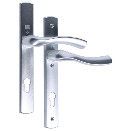 WINKHAUS Palladio Quick Fit 92 Lever/Lever Furniture To Suit 56mm-60mm Doors 56mm-60mm - Silver