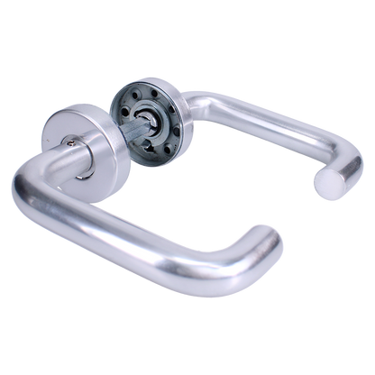 ECLIPSE Lever On Rose RTD Aluminium Handle Set Satin Anodised Aluminium