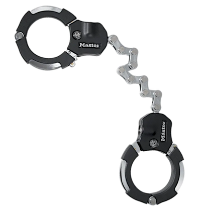 MASTER LOCK Street Cuff With Hardened Steel Links 9 Links - Black
