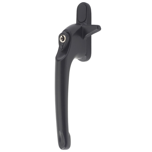 ERA Maxim Cockspur Locking Handle With 12mm Nose Height LH 12mm - Black