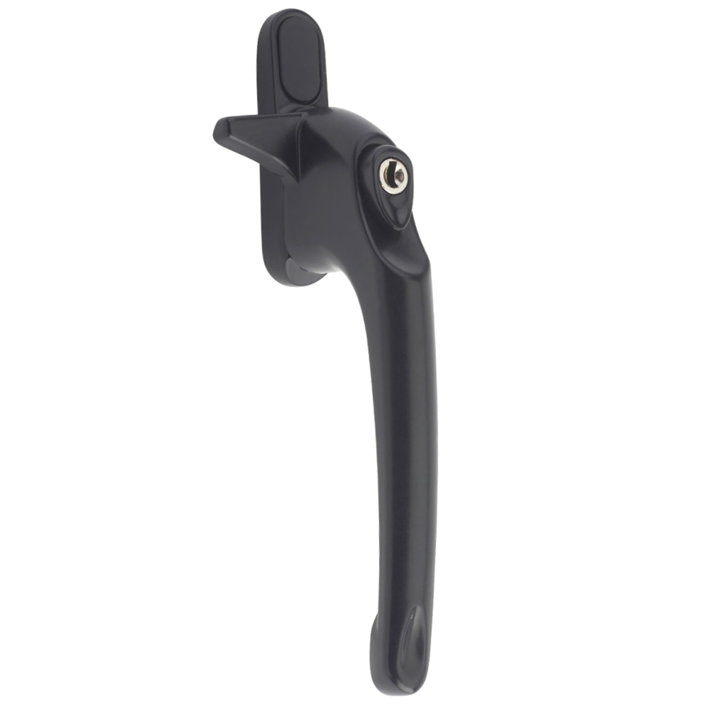 ERA Maxim Cockspur Locking Handle With 21mm Nose Height RH 21mm - Black