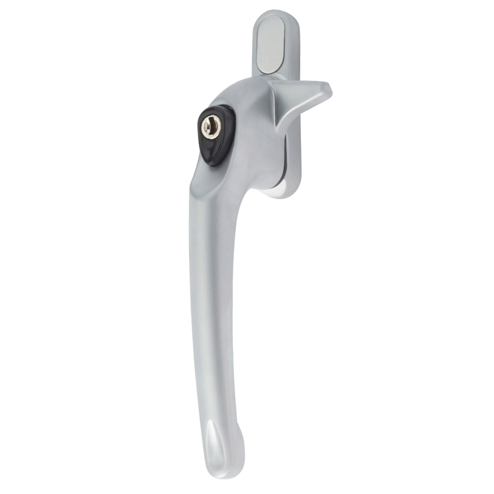 ERA Maxim Cockspur Locking Handle With 12mm Nose Height LH 12mm - Satin Chrome